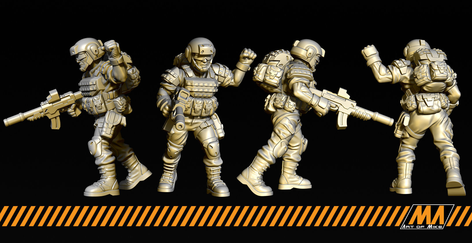 Scout Rangers 3D print model_3