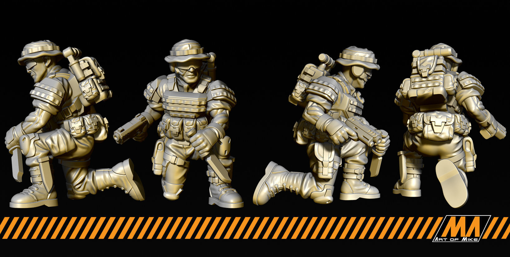 Scout Rangers 3D print model_13