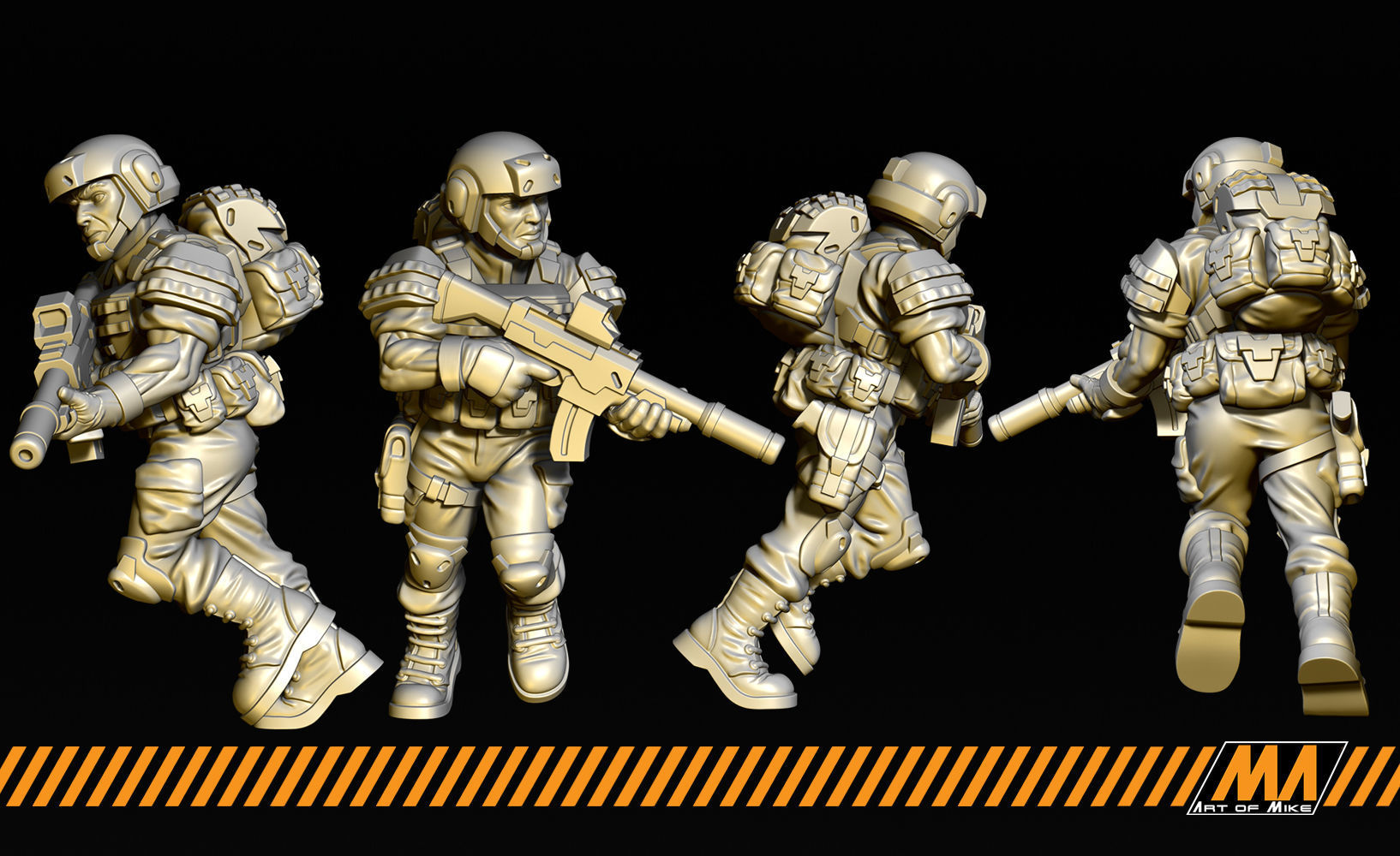 Scout Rangers 3D print model_7