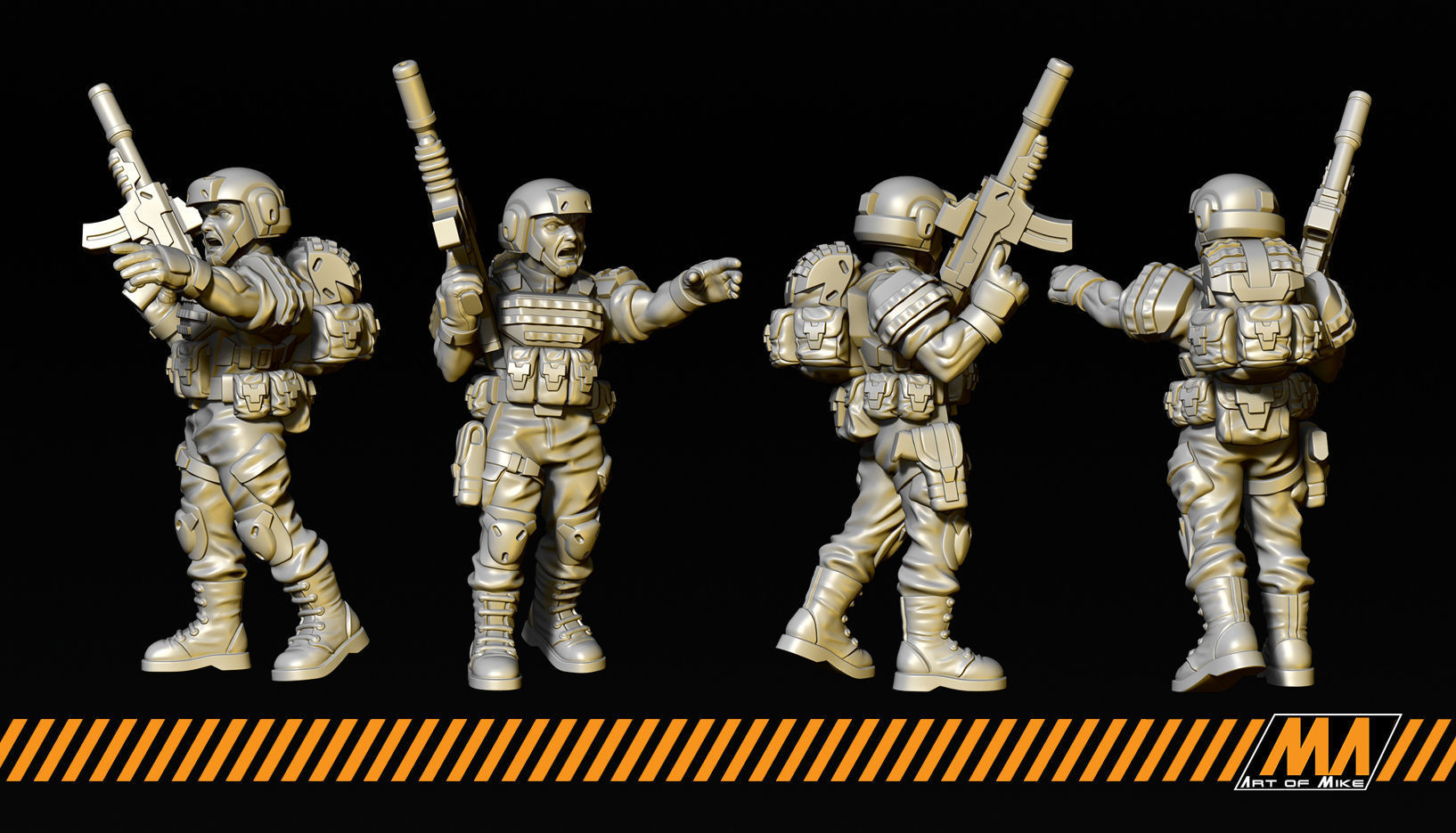 Scout Rangers 3D print model_1