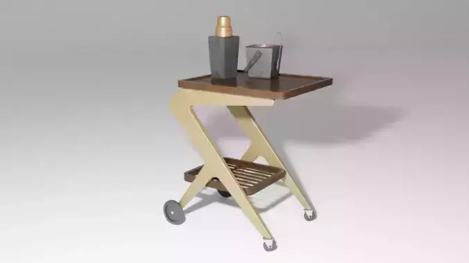 1950s Bar Trolley