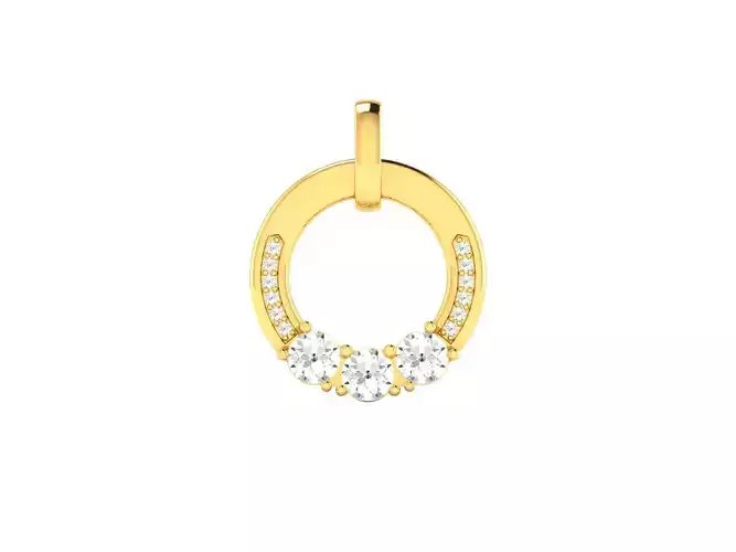 Solitaire Women Pendants 