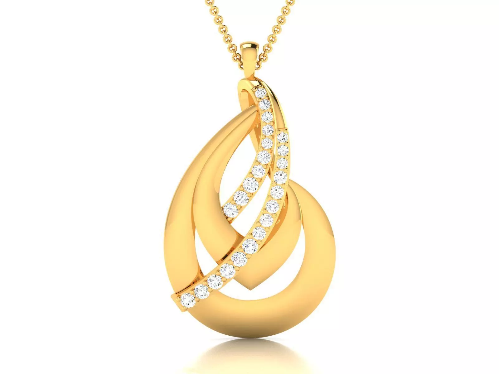 Solitaire Women Pendants 3D print model