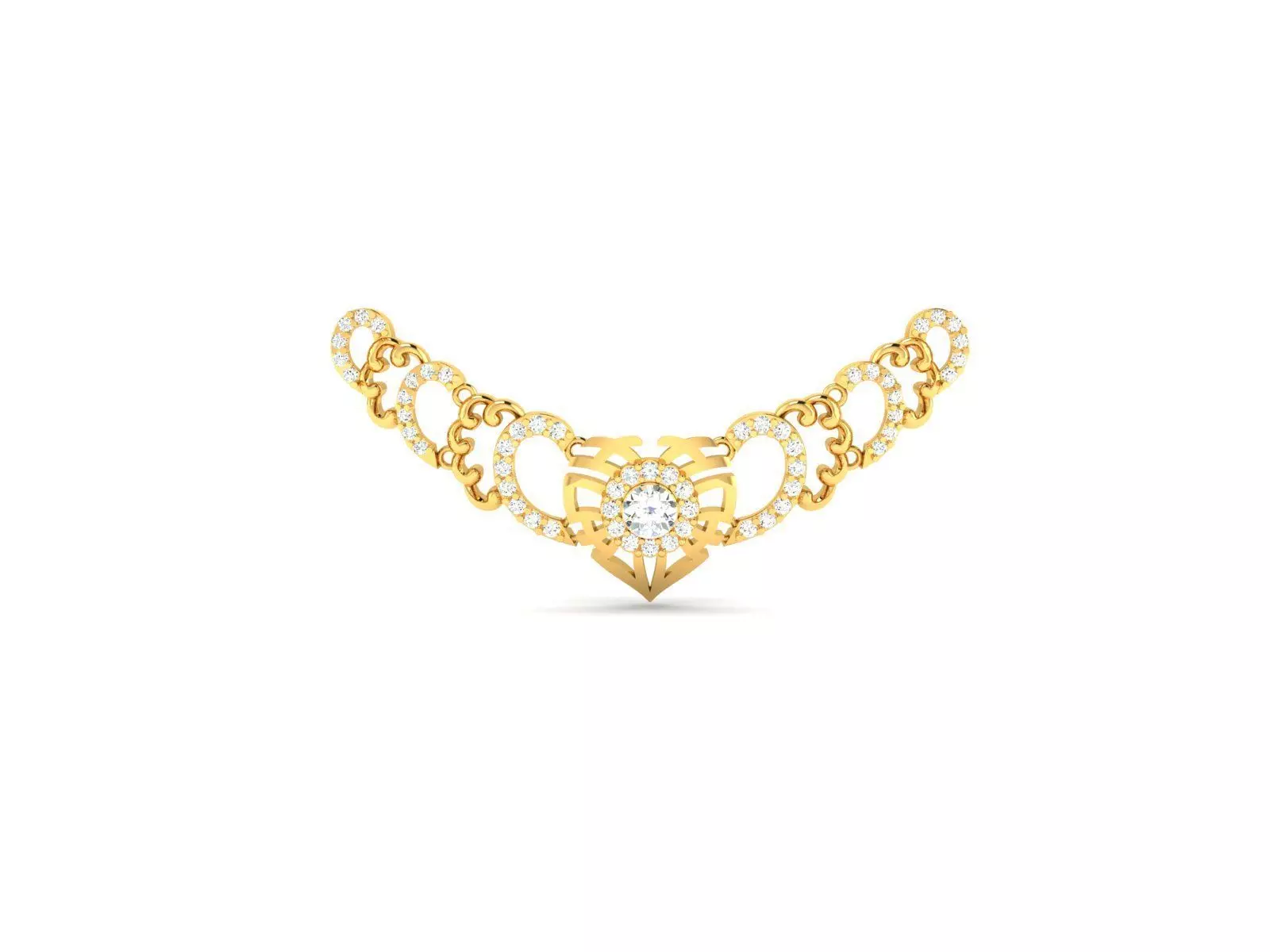 Solitaire Women Pendants 3D print model
