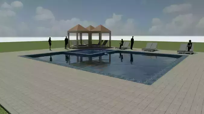 3D Pool design 3D print model