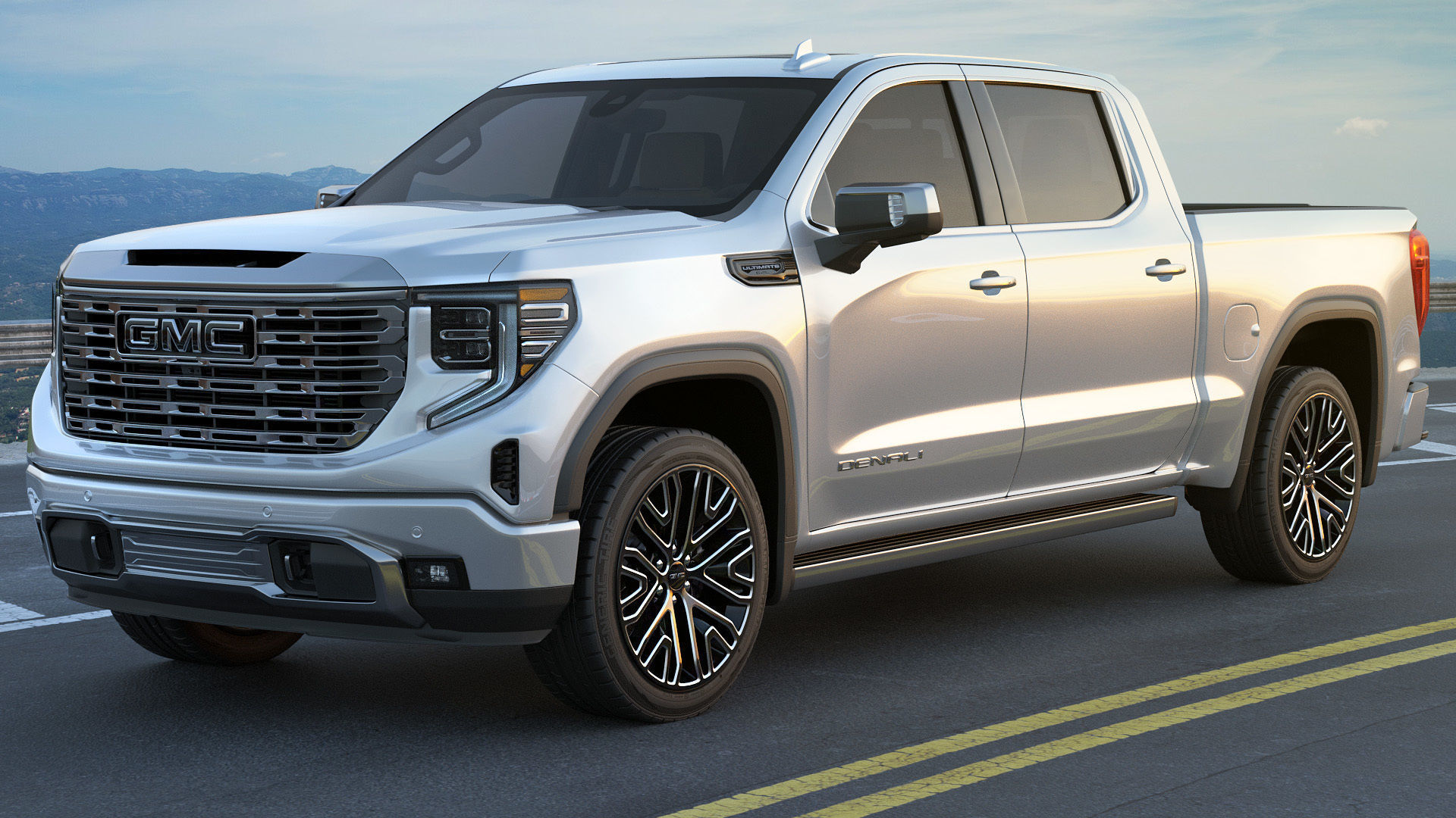 Pick-up Truck Sierra Denali 2022 3D model_19