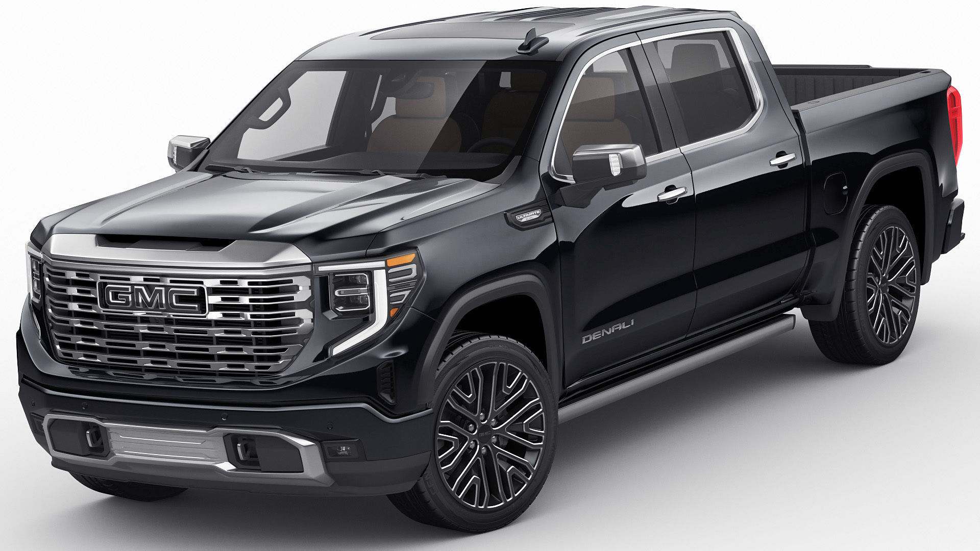 Pick-up Truck Sierra Denali 2022 3D model_1