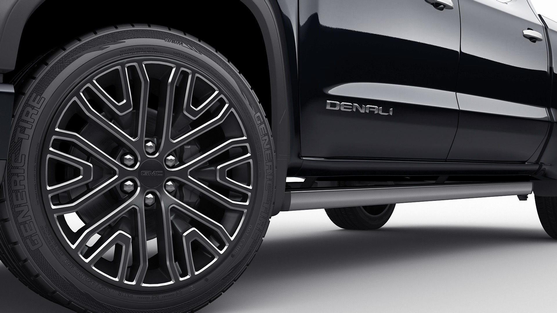 Pick-up Truck Sierra Denali 2022 3D model_12