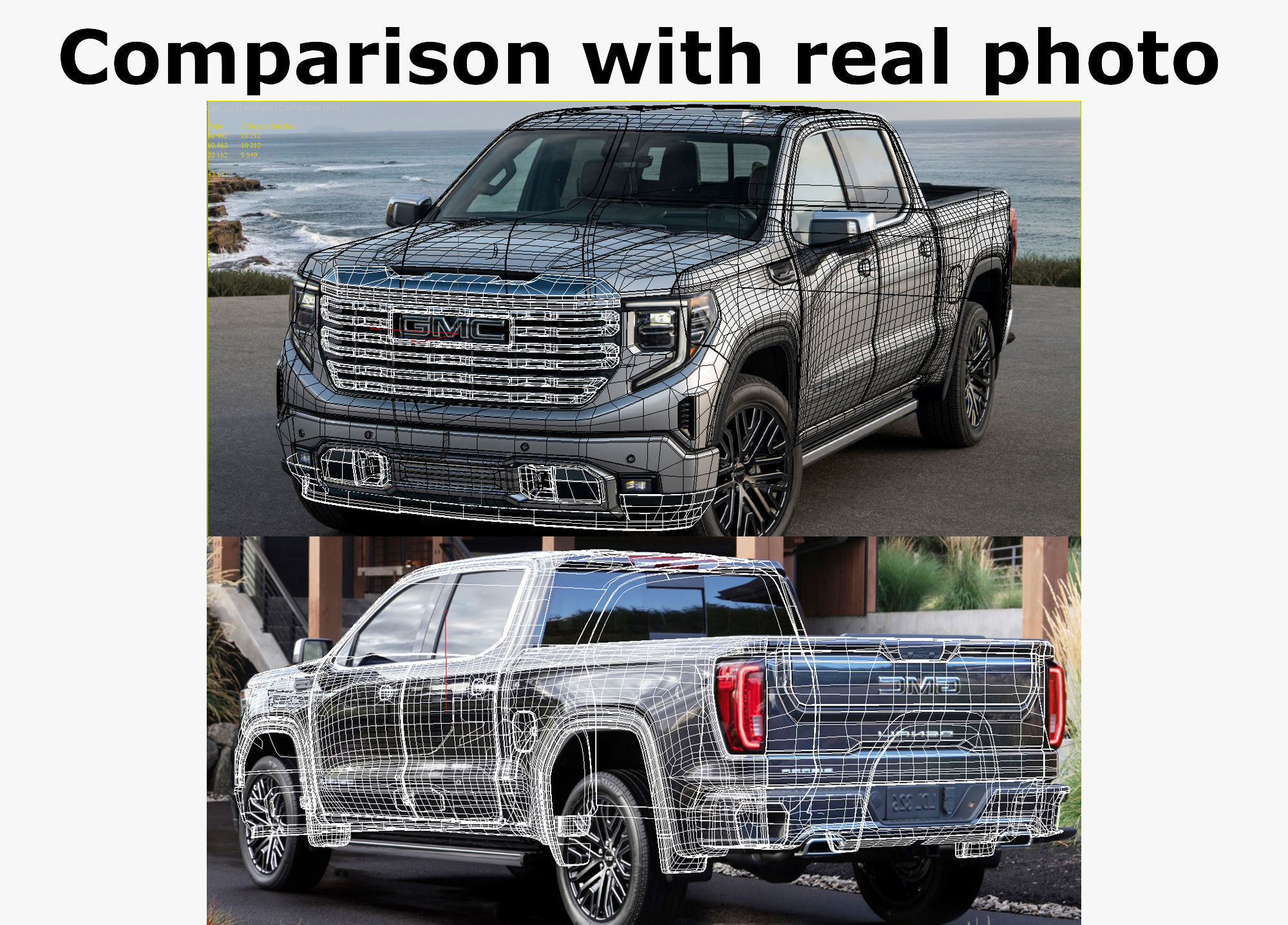 Pick-up Truck Sierra Denali 2022 3D model_29