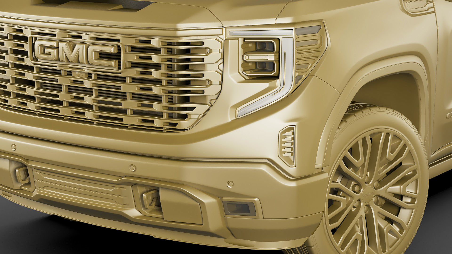 Pick-up Truck Sierra Denali 2022 3D model_23