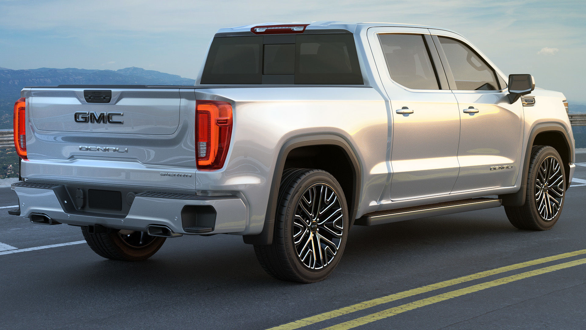 Pick-up Truck Sierra Denali 2022 3D model_20