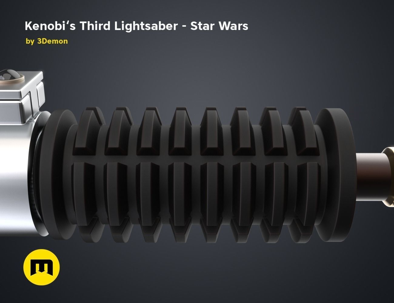 Obi-Wans Third Lightsaber - Star Wars 3D print model_25