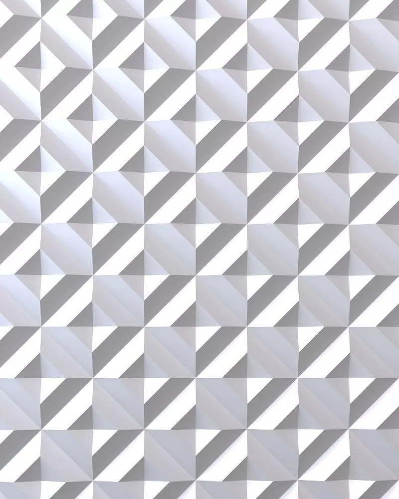 3d plaster wall panel Low-poly 3D model_0