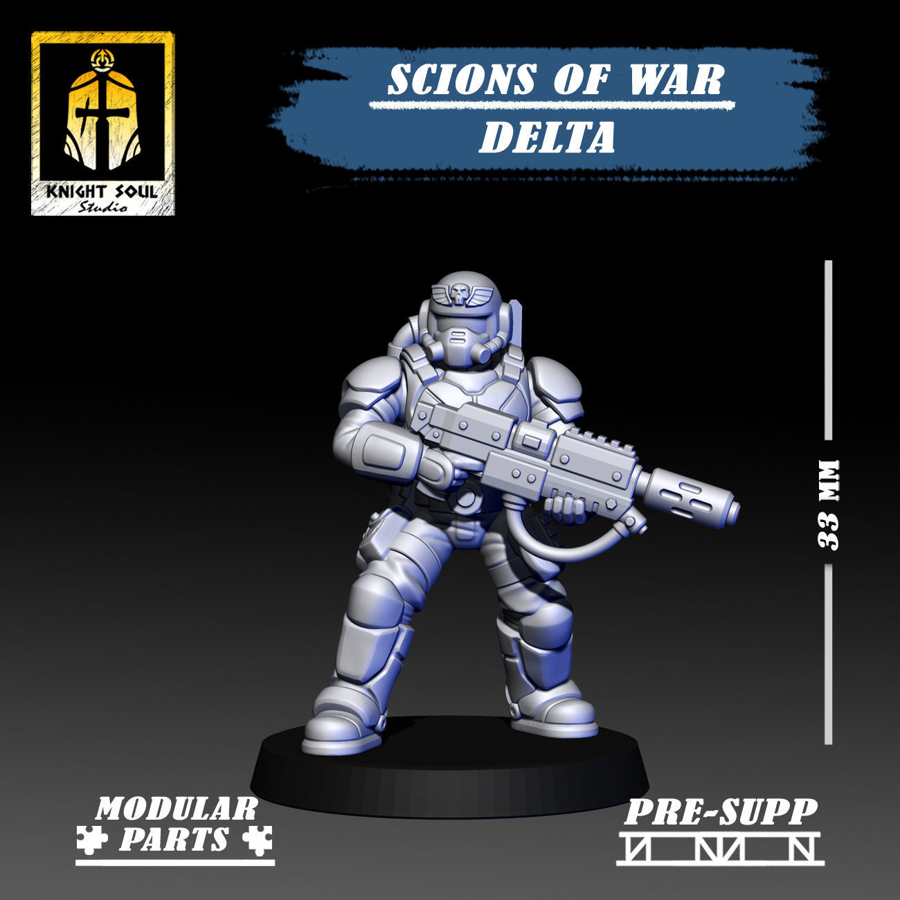 Scions of War Delta One 3D print model_17