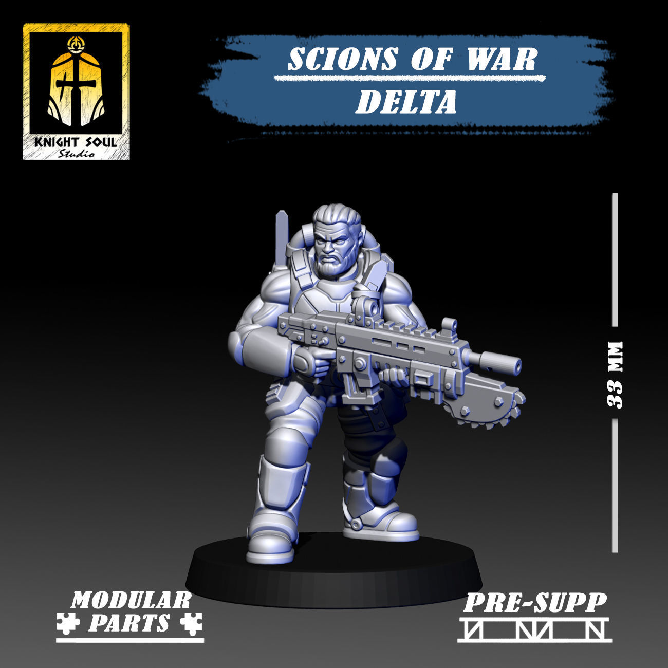 Scions of War Delta One 3D print model_19