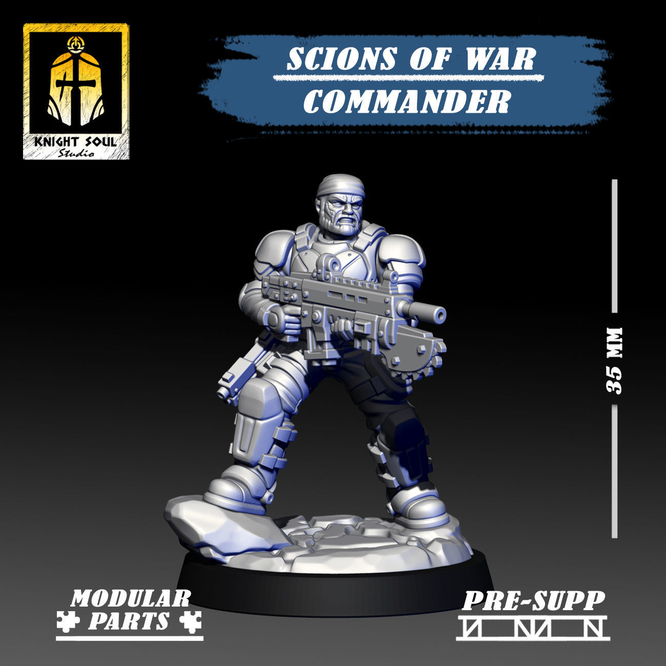 Scions of War Delta One 3D print model_11