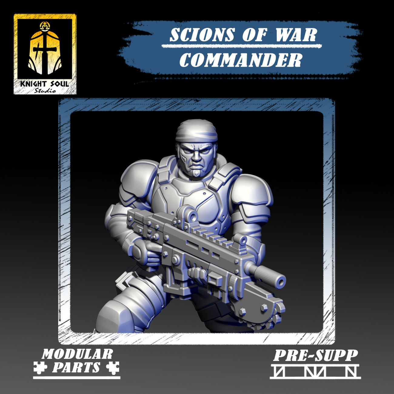 Scions of War Delta One 3D print model_14