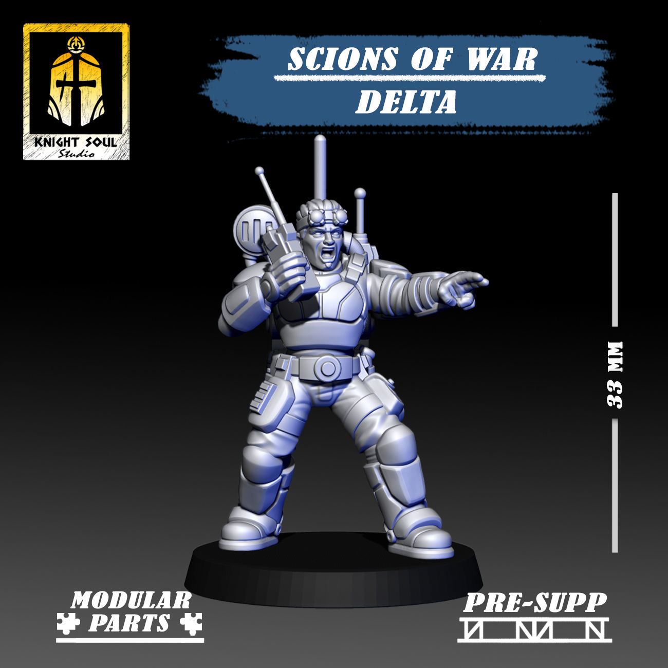 Scions of War Delta One 3D print model_16