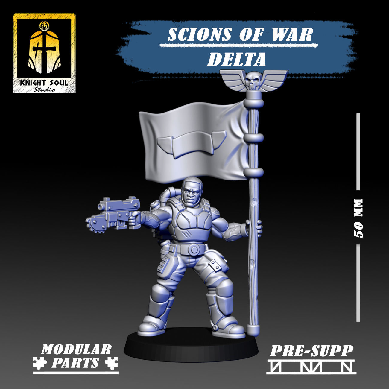 Scions of War Delta One 3D print model_18