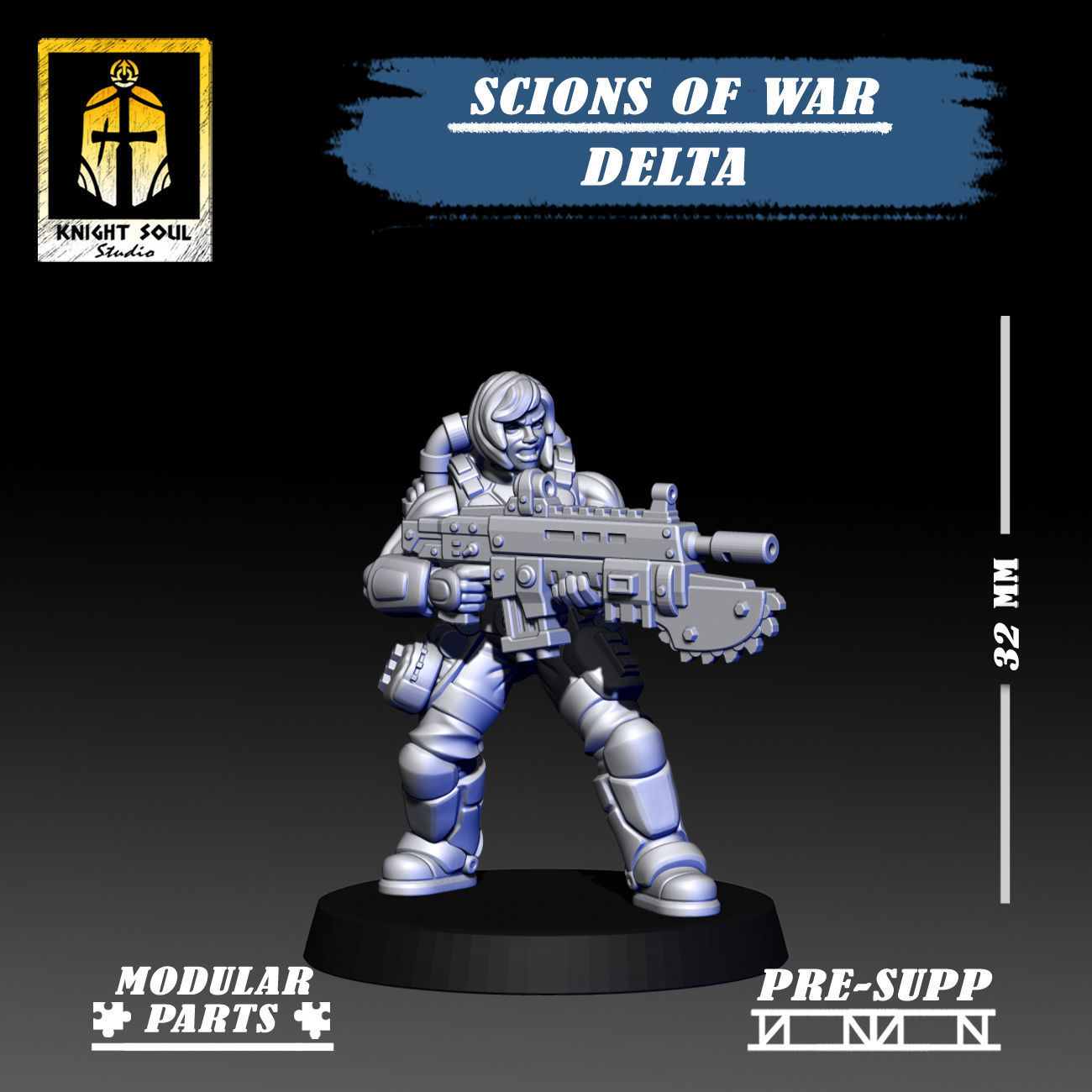 Scions of War Delta One 3D print model_15
