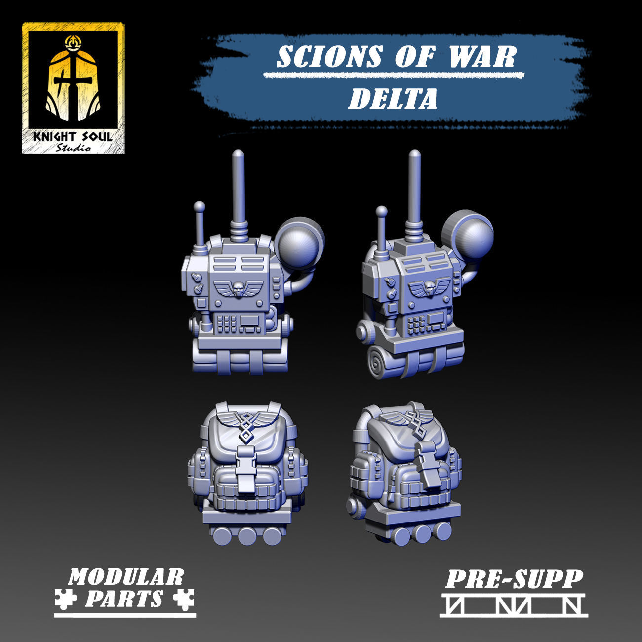 Scions of War Delta One 3D print model_20