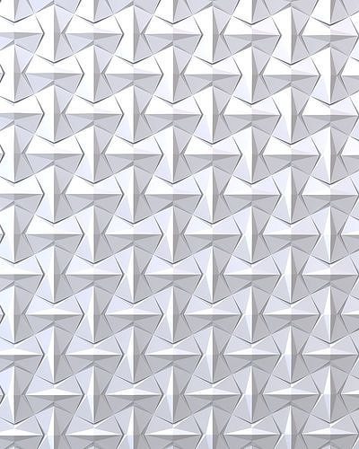 3d plaster wall panel Low-poly 3D model