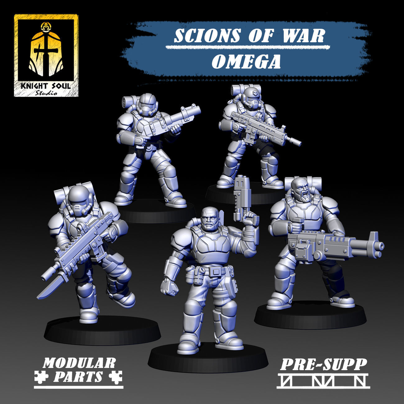 Scions of War Alpha Omega 3D print model_1