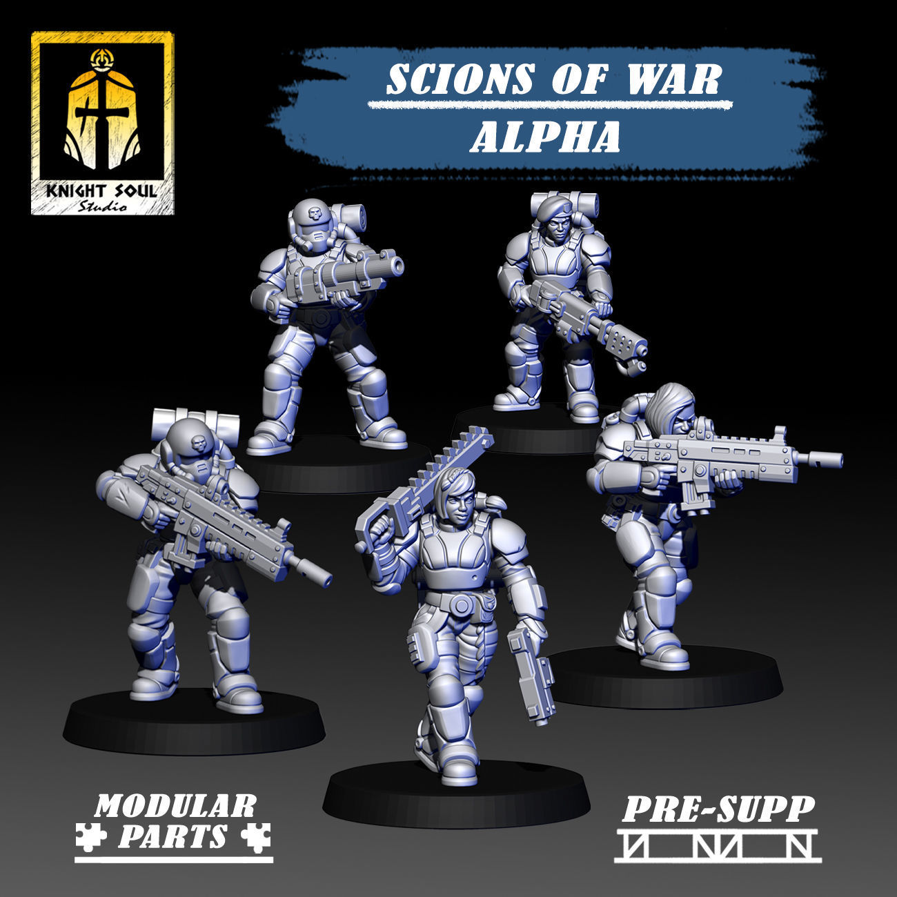 Scions of War Alpha Omega 3D print model_2
