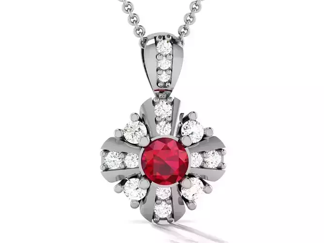 Solitaire Women Pendants 