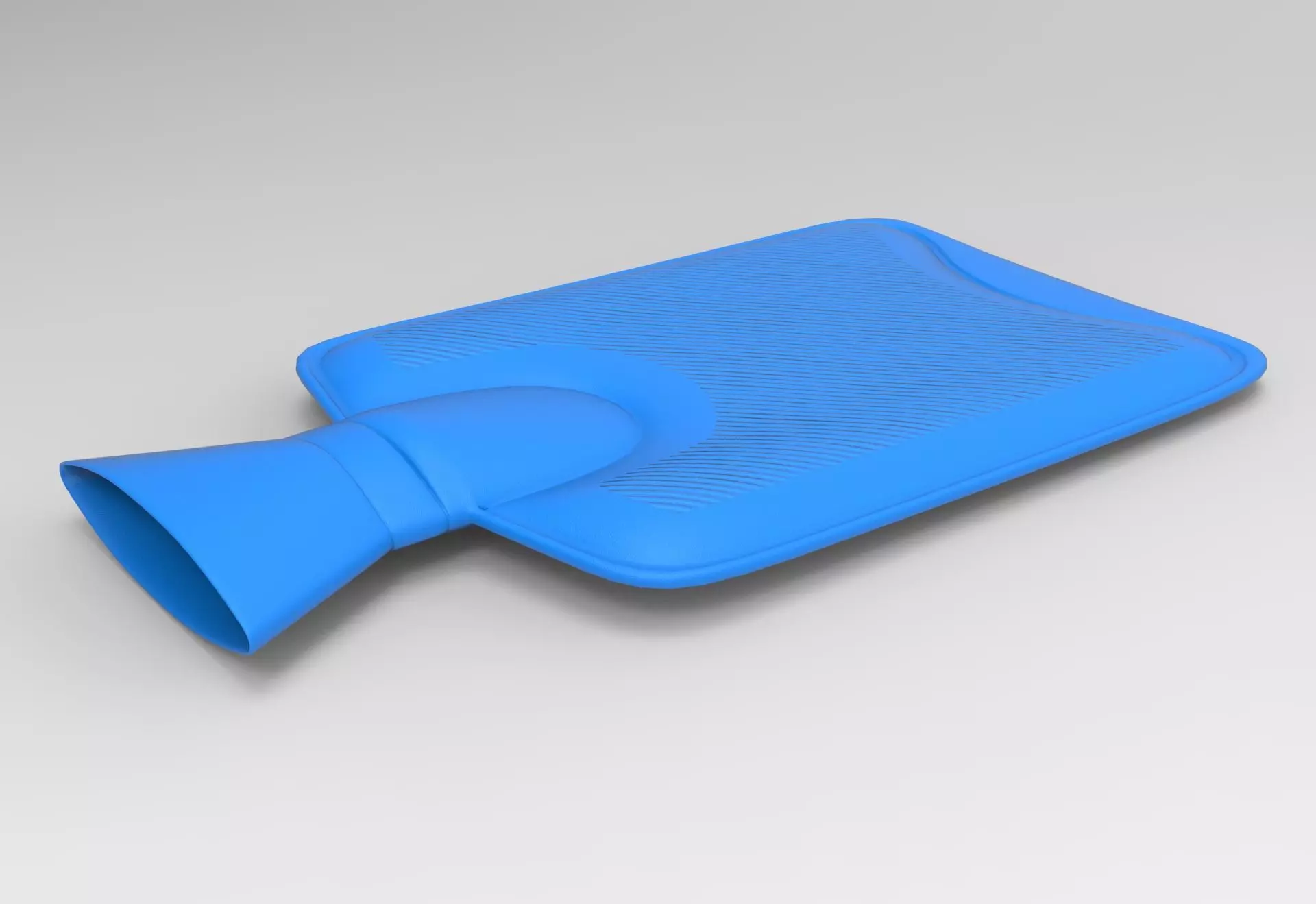 Hot Water Bag Low-poly 3D model_0