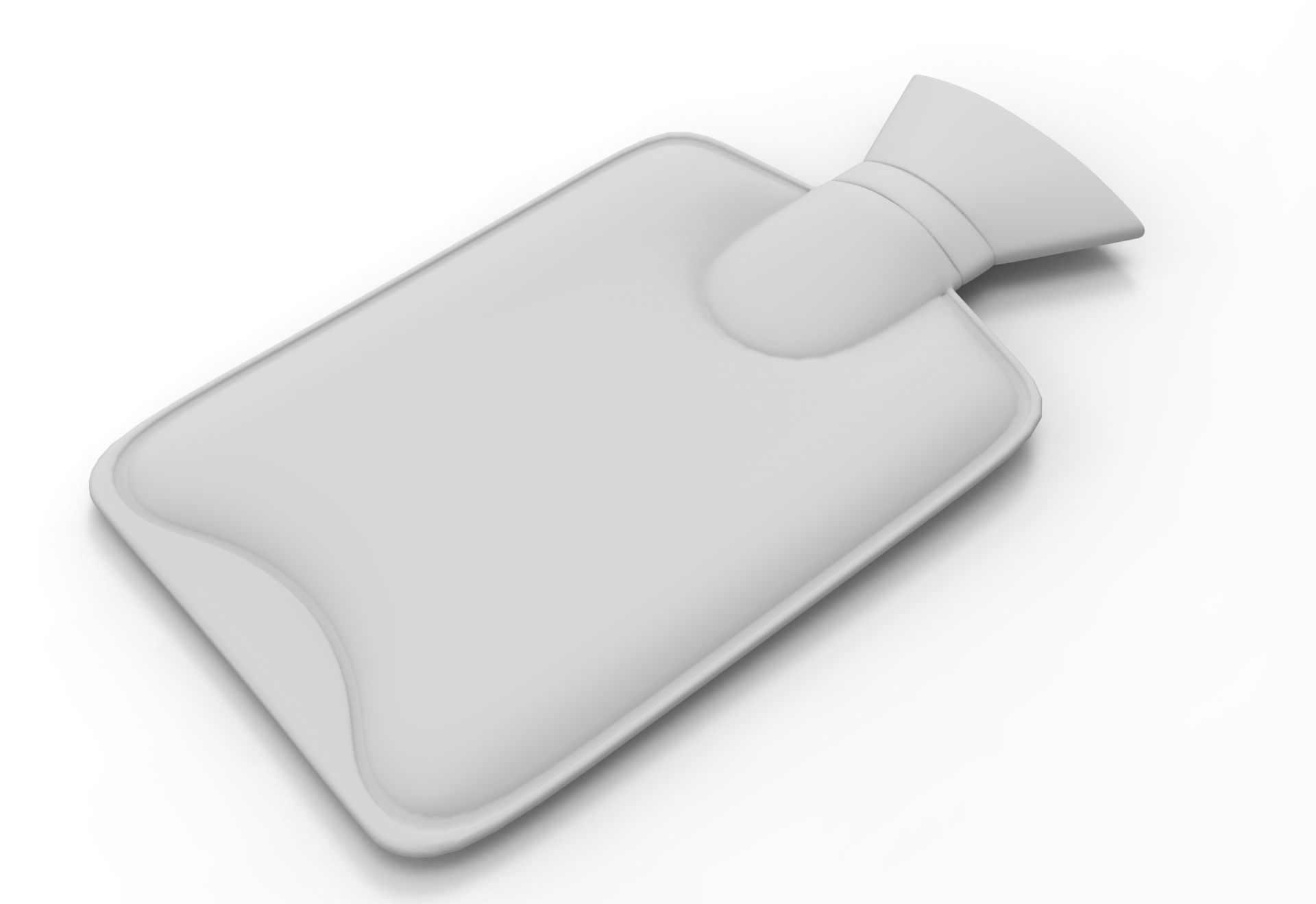Hot Water Bag Low-poly 3D model_7
