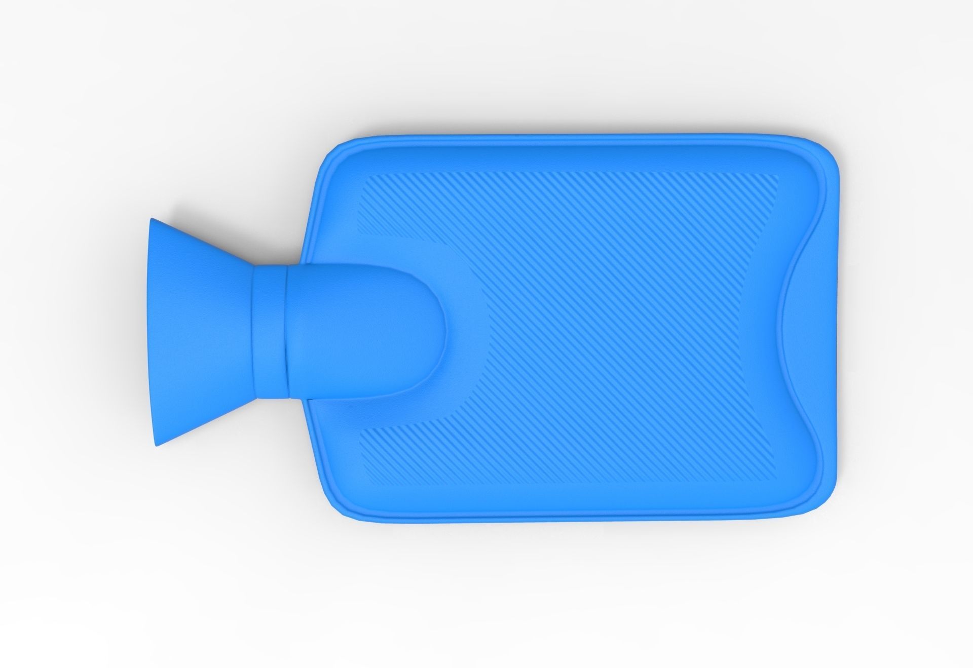 Hot Water Bag Low-poly 3D model_4