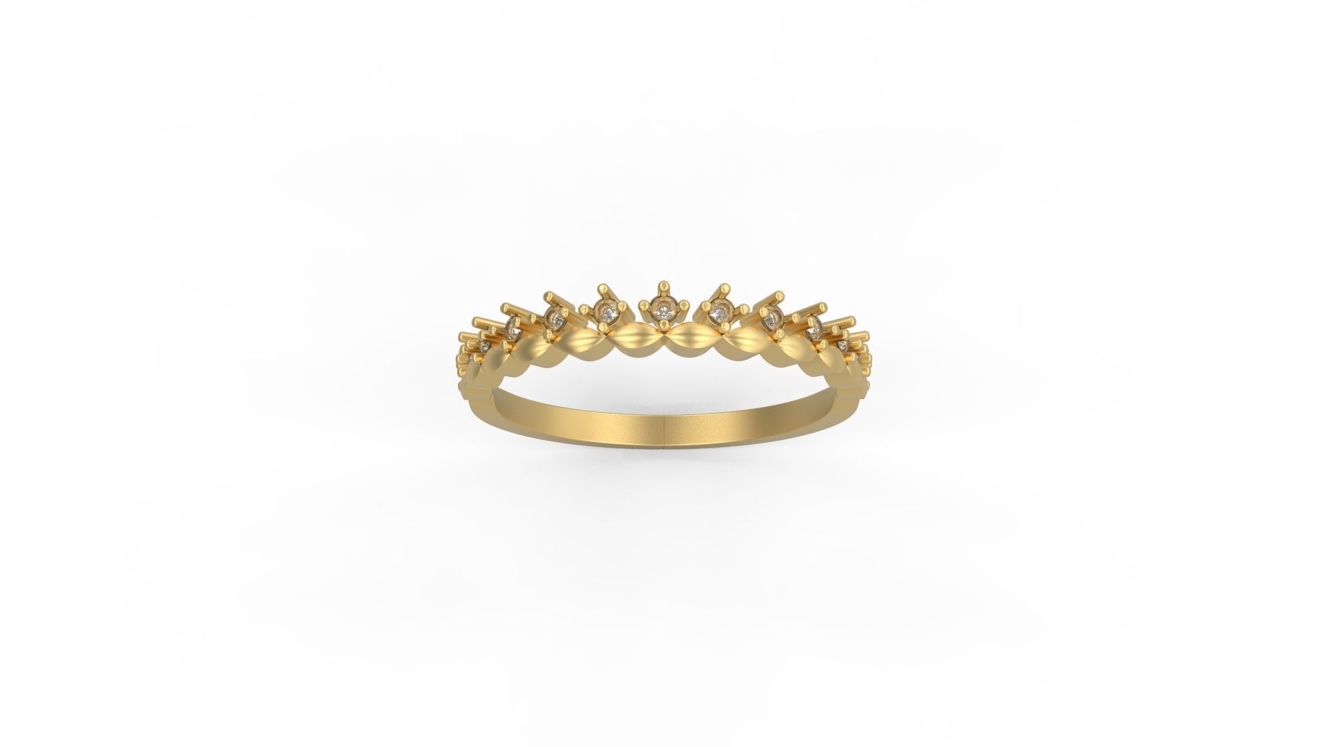 Minimalist Ring 01 3D print model_4