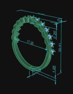 Minimalist Ring 01 3D print model_8