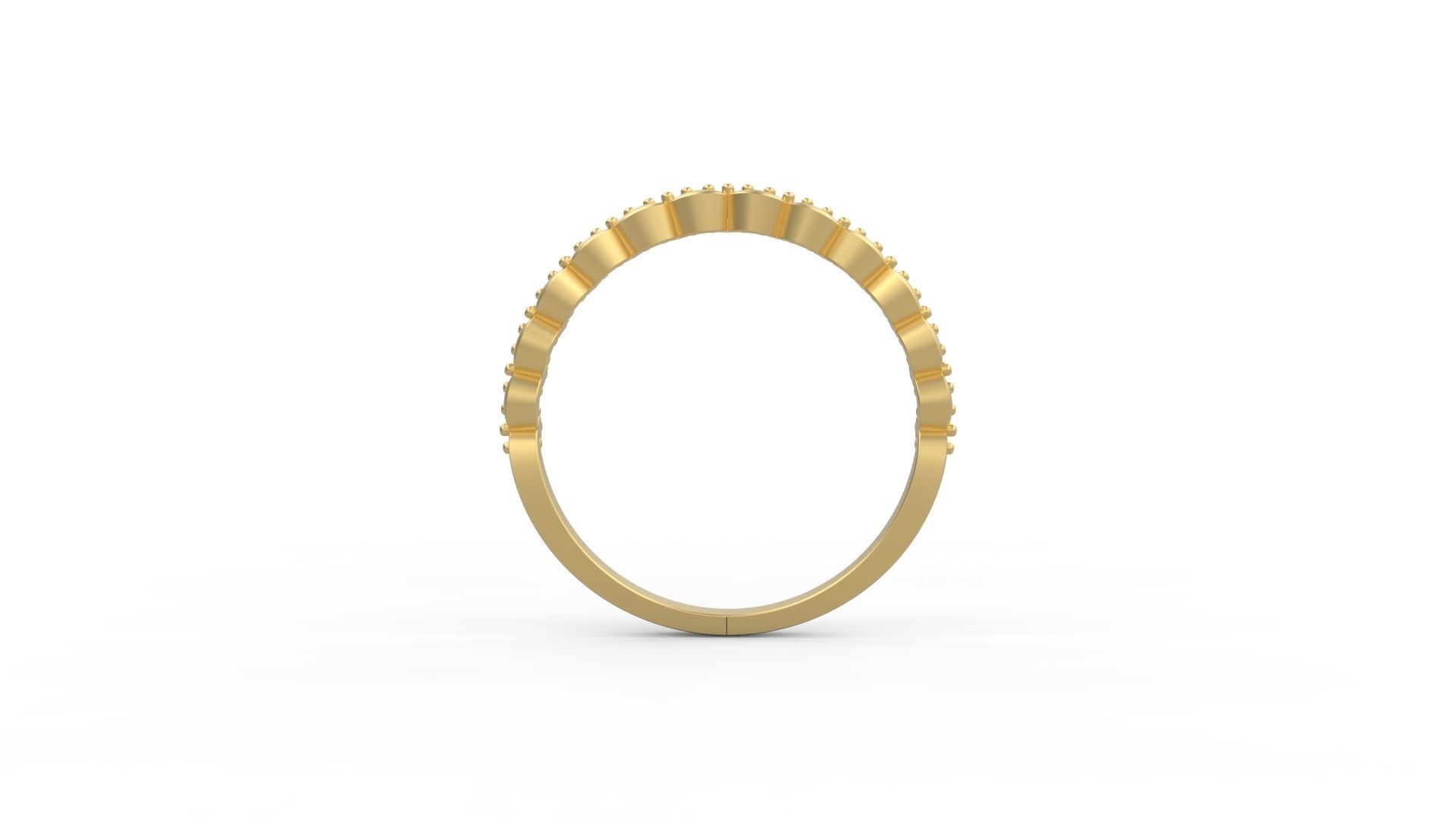 Minimalist Ring 01 3D print model_2
