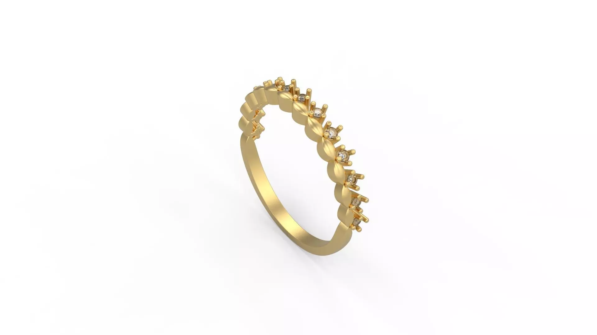 Minimalist Ring 01 3D print model_0