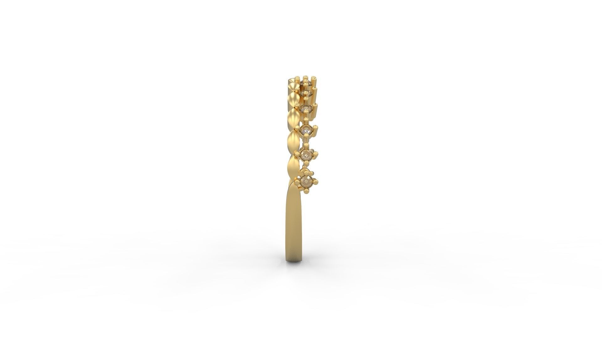 Minimalist Ring 01 3D print model_3