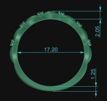 Minimalist Ring 02 3D print model_6