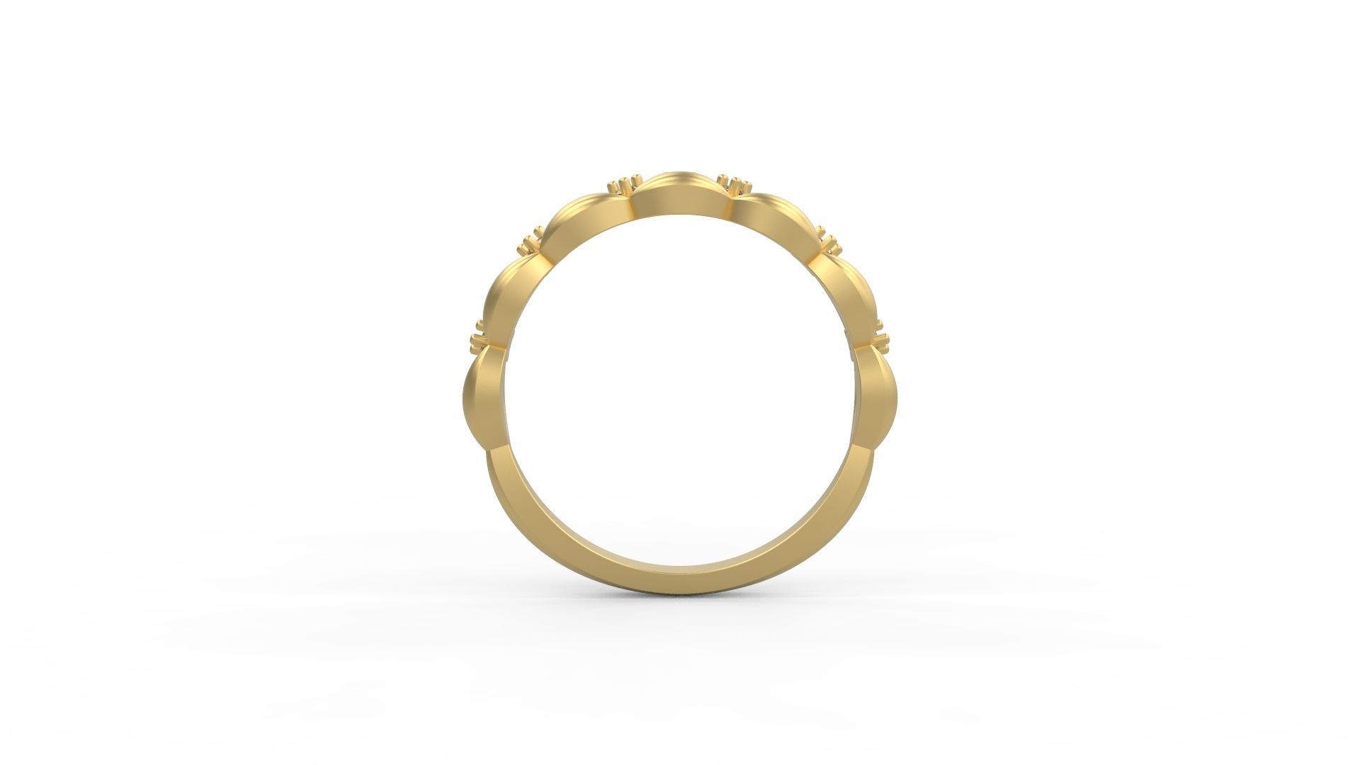 Minimalist Ring 02 3D print model_2