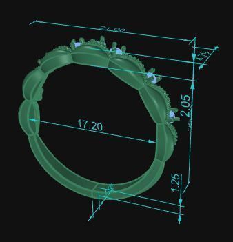 Minimalist Ring 02 3D print model_9