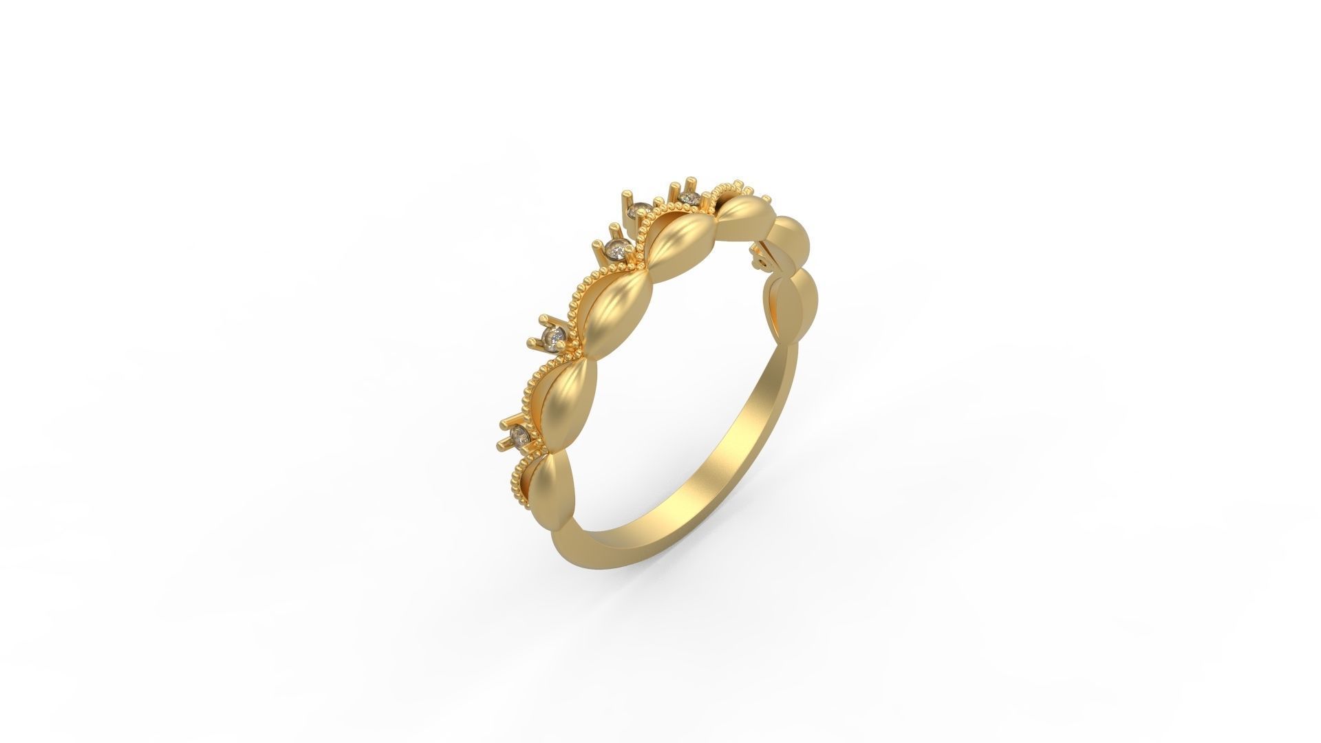 Minimalist Ring 02 3D print model_1