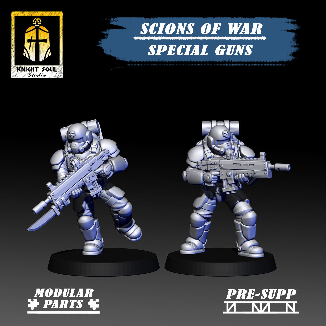 Scions of War Special Guns 3D print model_1