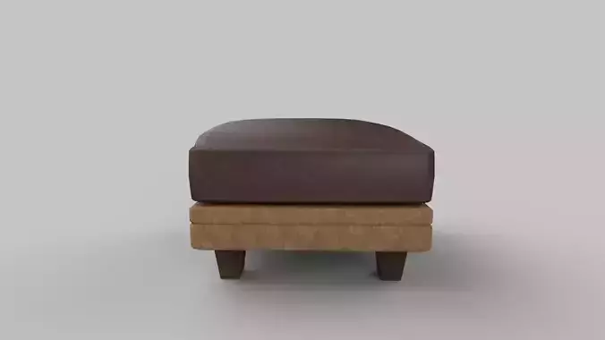 chair leather ottoman