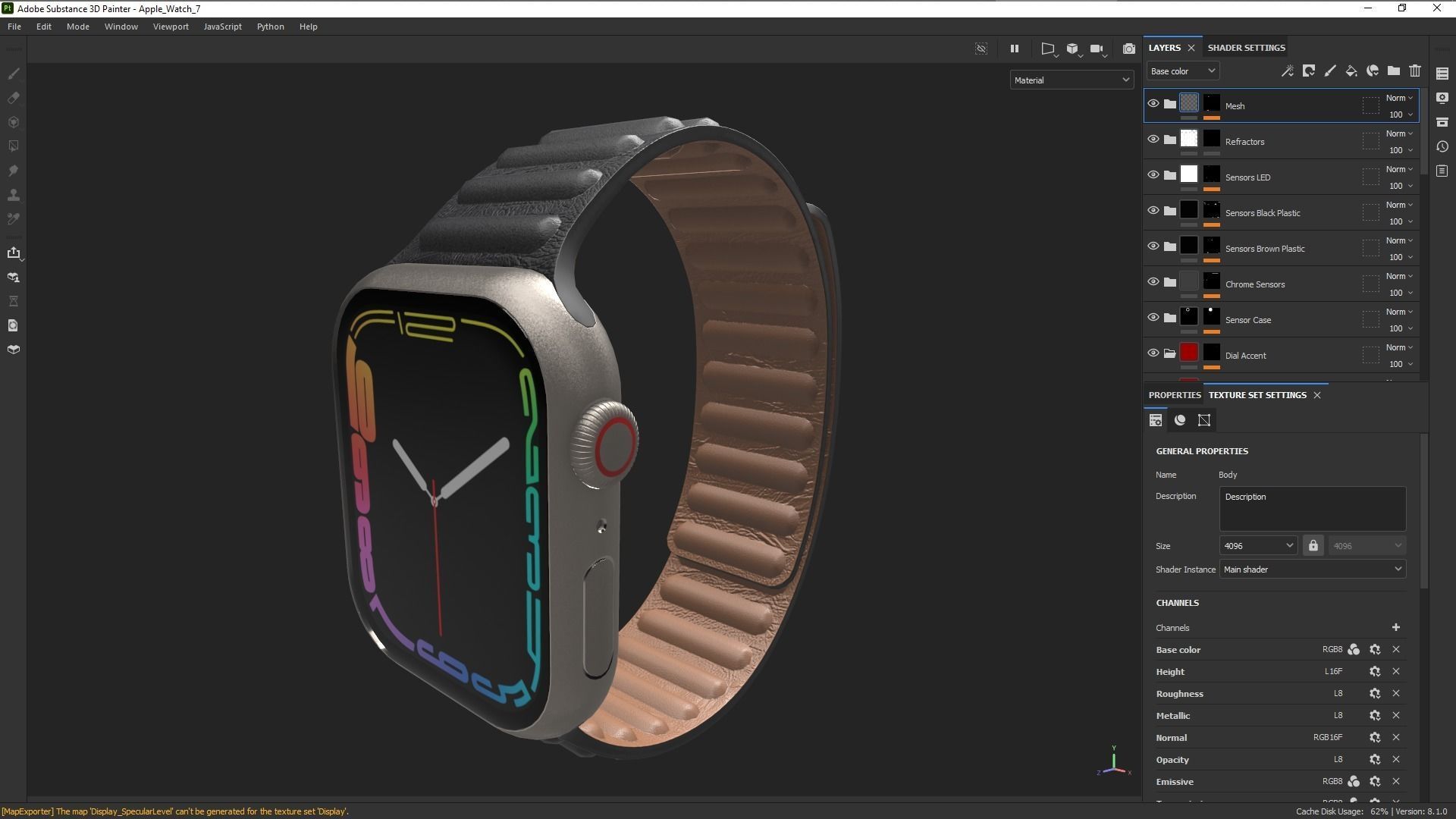 Apple Watch Series 7 3D model_21