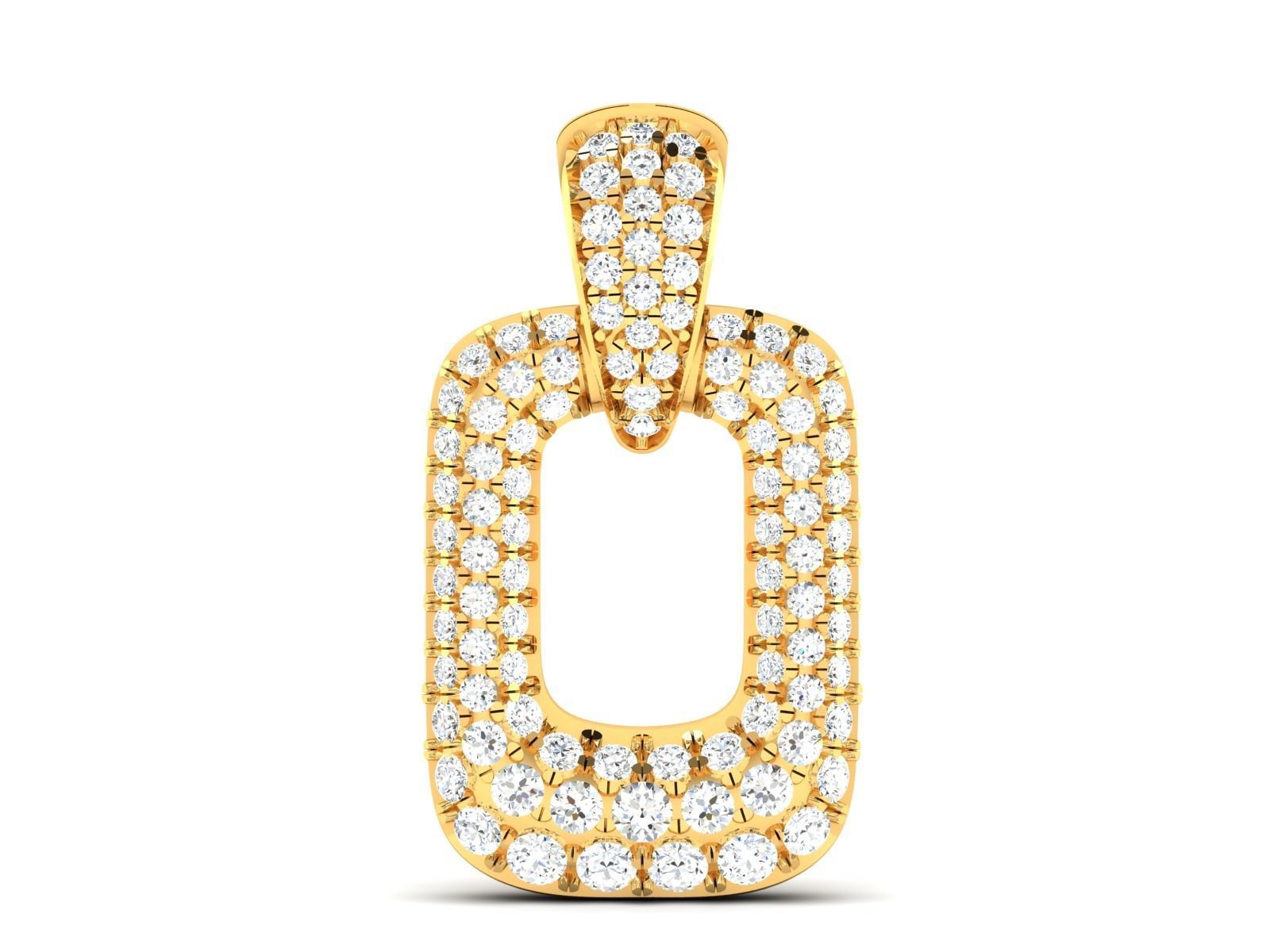 Solitaire Pendants 3D print model_9