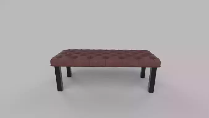 chair tufted bench with legs