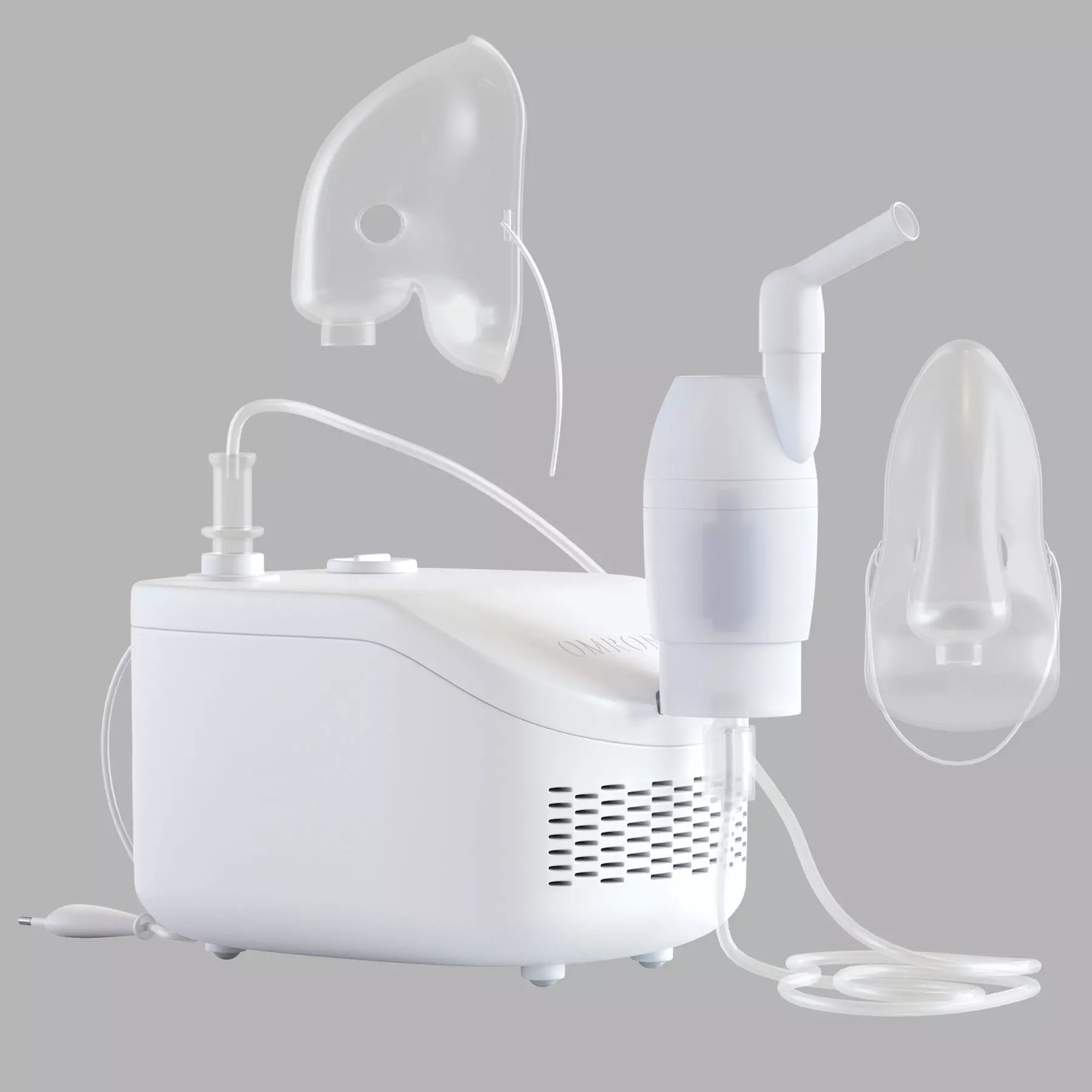 Compressor Nebulizer For Child and Adult NEC 101 Omron 3D model_0