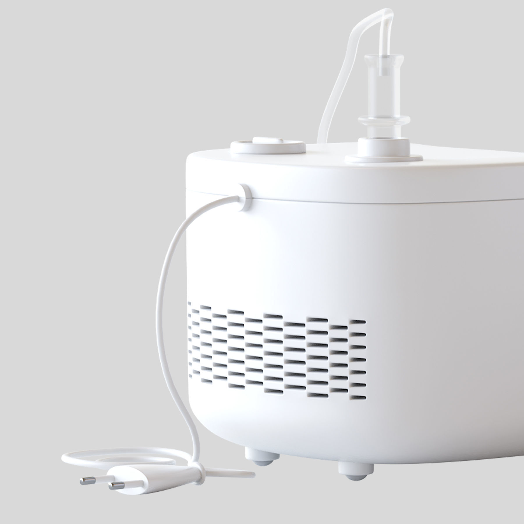 Compressor Nebulizer For Child and Adult NEC 101 Omron 3D model_15