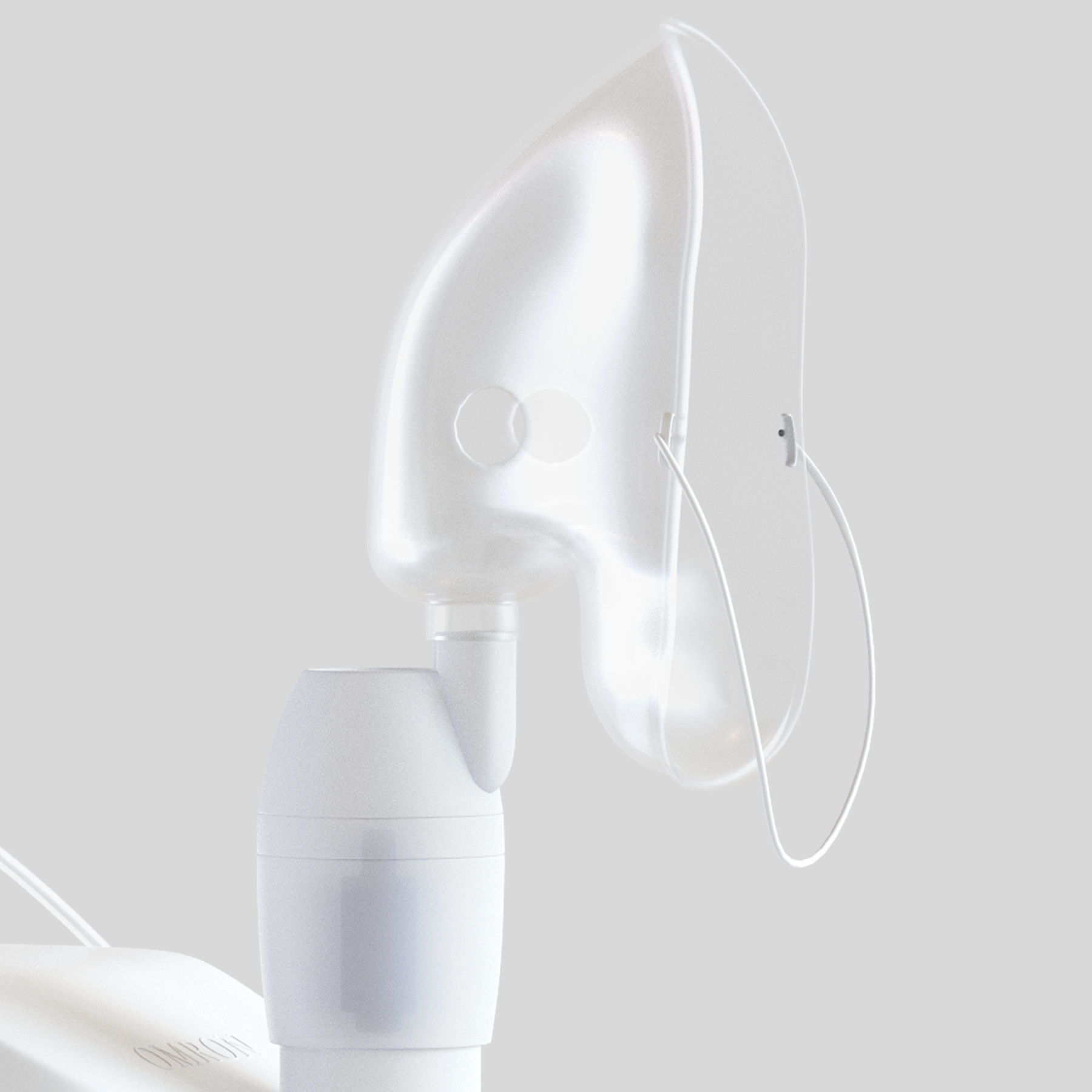 Compressor Nebulizer For Child and Adult NEC 101 Omron 3D model_11