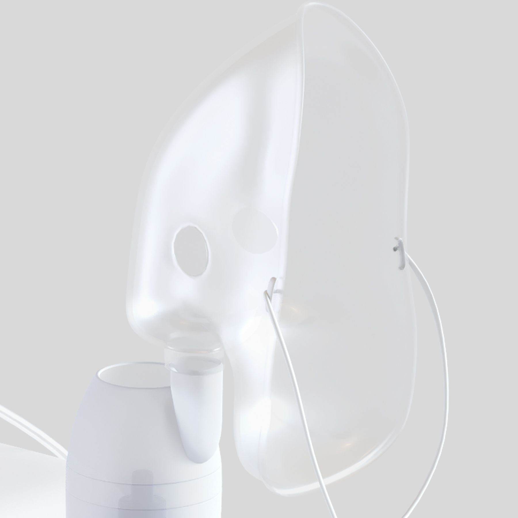 Compressor Nebulizer For Child and Adult NEC 101 Omron 3D model_24